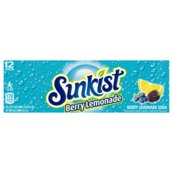 Sunkist Berry Lemonade Soda Same-Day Delivery or Pickup | Coborn's