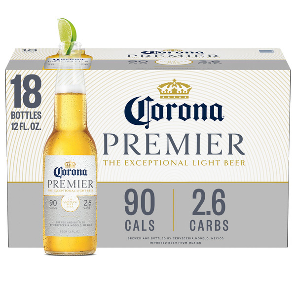 Corona Premier Mexican Lager Import Lower Calorie* Light Beer