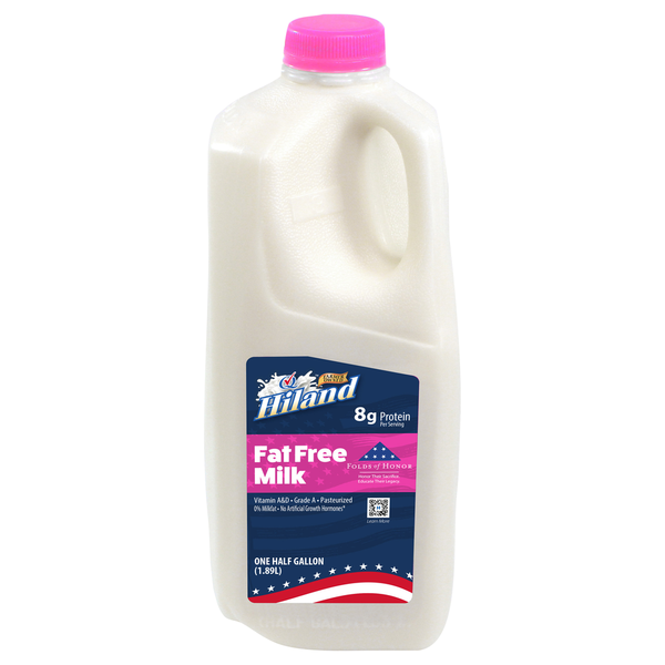 Hiland Dairy Fat Free Milk Same-Day Delivery or Pickup | Harps