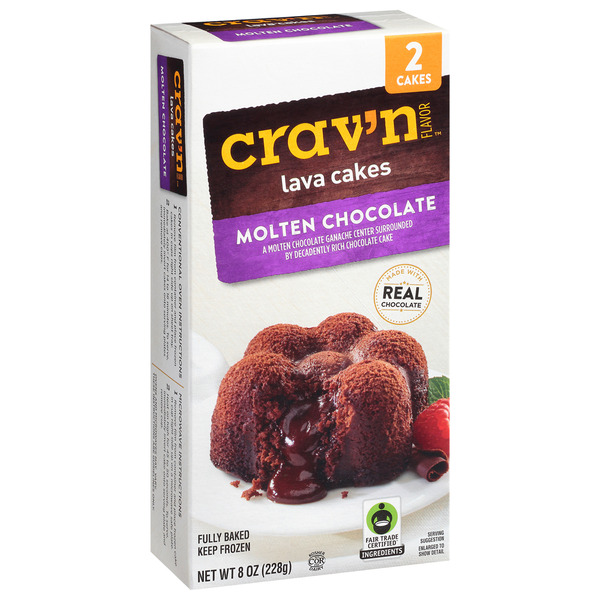 Crav'n Flavor Lava Cakes, Molten Chocolate Same-Day Delivery or