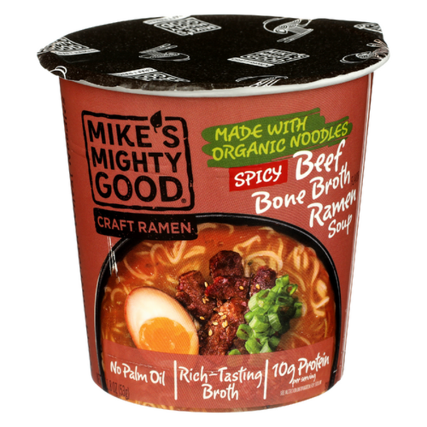 Mike's Mighty Good Beef Ramen Soup Cup Same-Day Delivery or Pickup