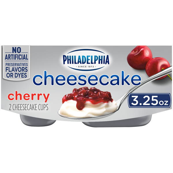 Philadelphia Cherry Cheesecake Refrigerated Snacks Same-Day