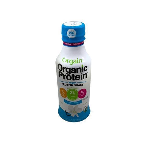 Orgain Vanilla Bean Plant Based Protein Shake (14 oz