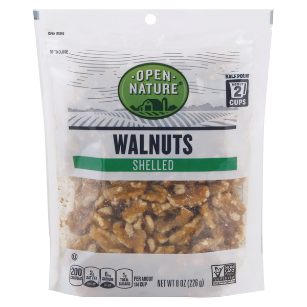 Open Nature Walnuts, Shelled