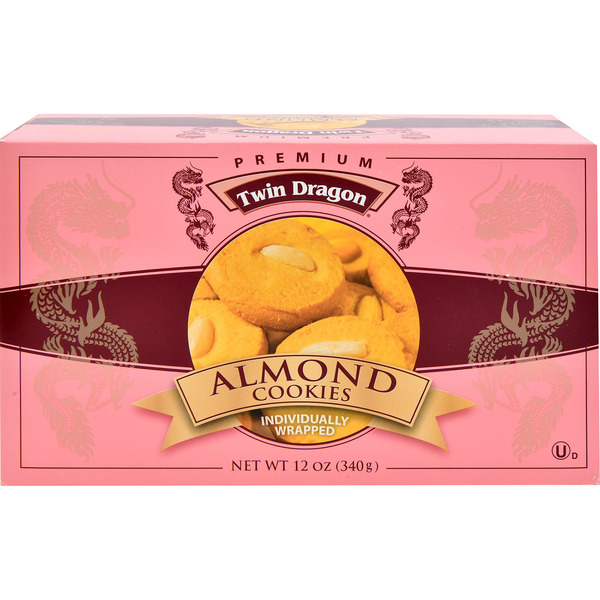 Twin Dragon Cookies, Almond, Premium