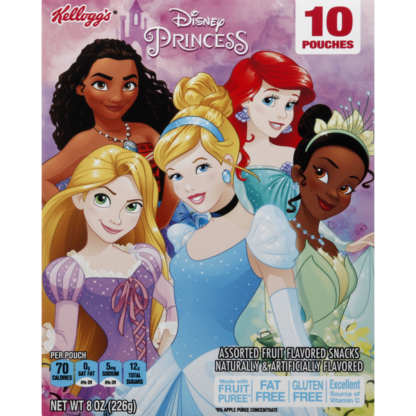 Kellogg's Fruit Snacks, Assorted, Disney Princess Same-Day