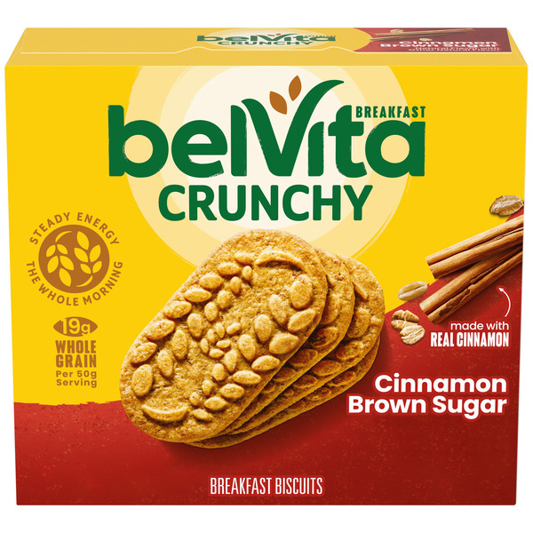 BELVITA Breakfast Bars Biscuits, Cinnamon Brown Sugar 8.8 oz
