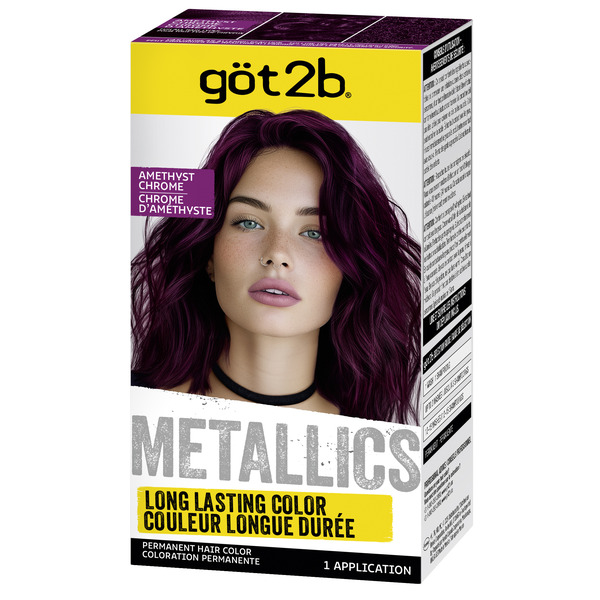 Schwarzkopf göt2b Schwarzkopf Got2b Metallics Permanent Hair Color, M69 Amethyst Chrome - 4.8 fl oz