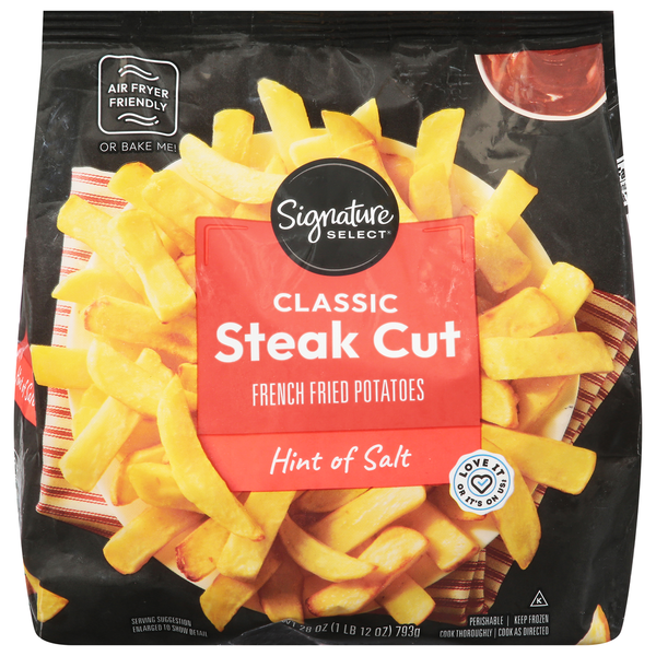 Signature SELECT French Fried Potatoes, Hint of Salt, Classic, Steak Cut
