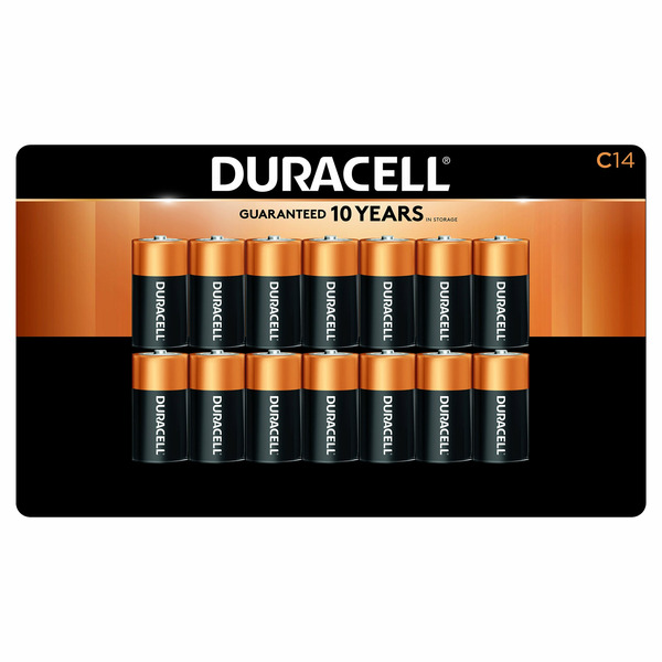 Duracell C Alkaline Batteries, 14-pack