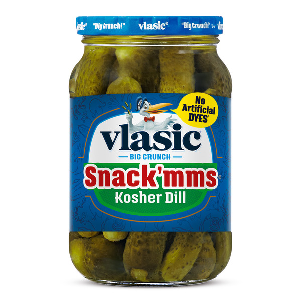 Vlasic Snack'mms Kosher Dill Mini Pickles, Keto Friendly