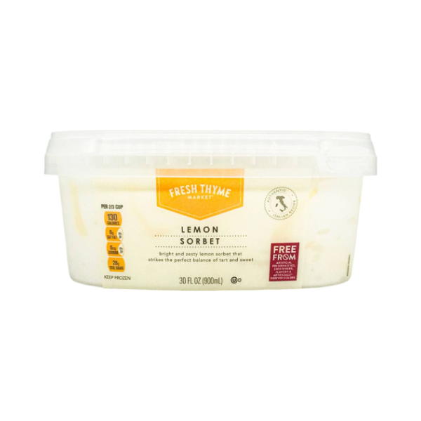 Fresh Thyme Market Lemon Sorbet Same-Day Delivery or Pickup