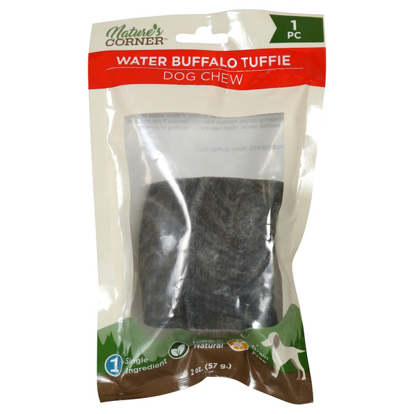 あめBUFFALO 8GB 6枚 Nature's Corner Water Buffalo Tuffie Dog Chew Same-Day Delivery