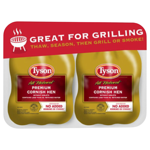Tyson Premium Rock Cornish Game Hens Twin Pack