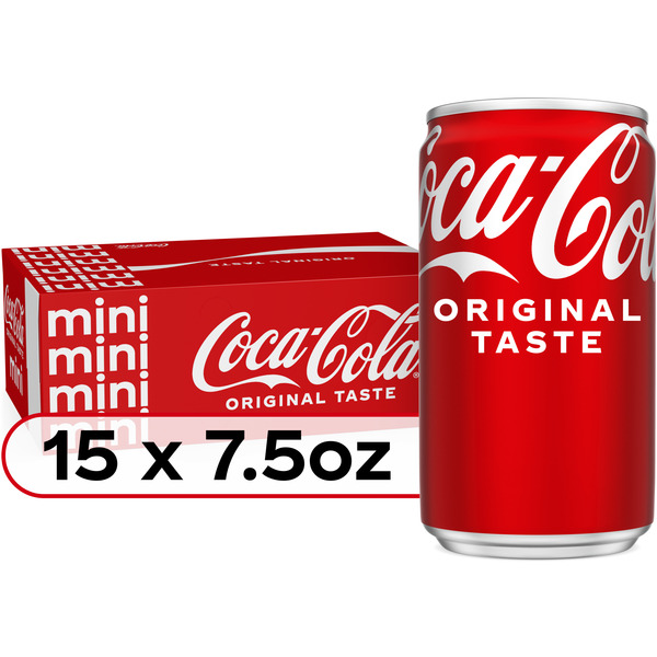 Coca-Cola Cola Mini Soda Cans Same-Day Delivery or Pickup