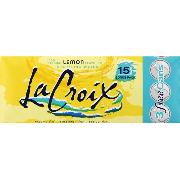 La Croix Lemon Sparkling Flavored Water Same-Day Delivery or