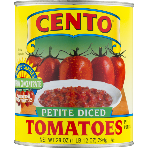 Cento Petite Diced Tomatoes (28 oz) Instacart