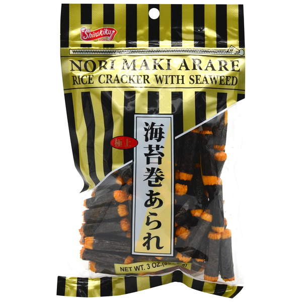 Shirakiku Nori Maki Arare Rice Cracker with Seaweed