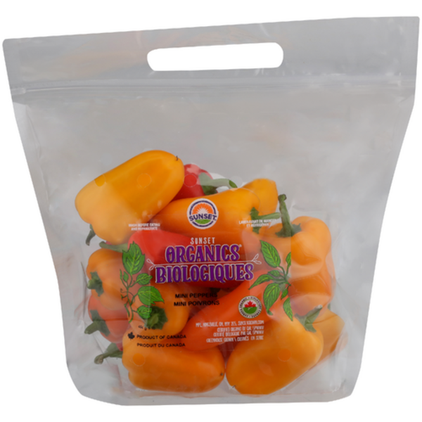 Mighty Minis Organic Mini Sweet Peppers Bag