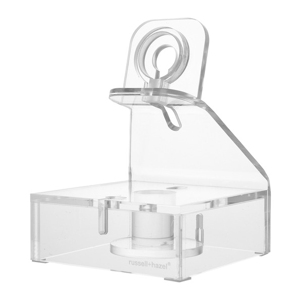 russell+hazel Clear Bloc Collection Acrylic Watch Earbud Stand, 4 x 5.5 Inch