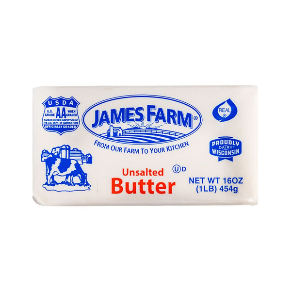 James Farm - Unsalted Solid Butter - 1 lb