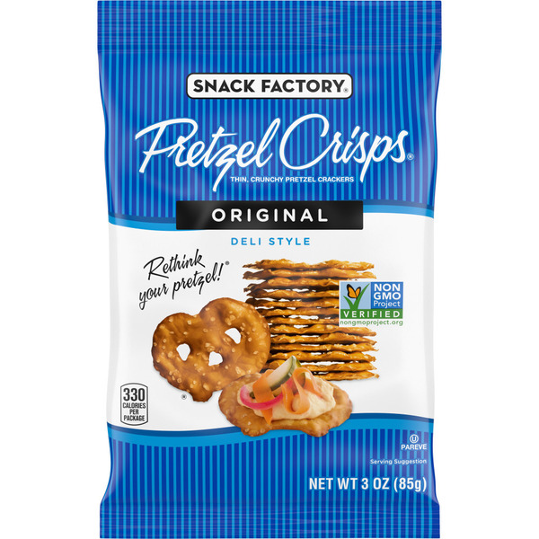 Snack Factory Original Flavor Pretzel Crisps Same-Day Delivery