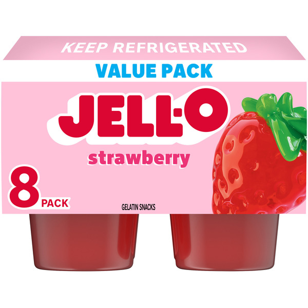 Jell-O Strawberry Refrigerated Gelatin Same-Day Delivery or Pickup
