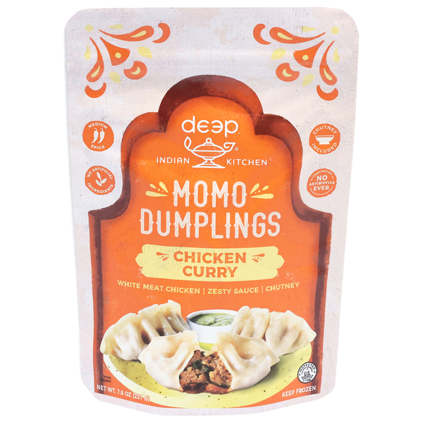 Deep Indian Kitchen Chicken Curry Momo Dumplings Same-Day Delivery