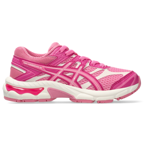 Asics Girls' Cumulus 16 Shoes, Size 3.0 - Pink/White