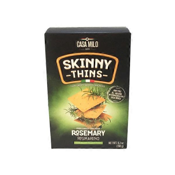 Casa Milo Rosemary Skinny Thins Oven Baked Crackers (5.3 oz) Instacart