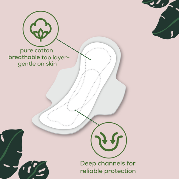 Enlarge Side of Feminine Care L. Chlorine Free Ultra Thin Pads Super Absorbency, Organic Cotton (opens in a new tab)