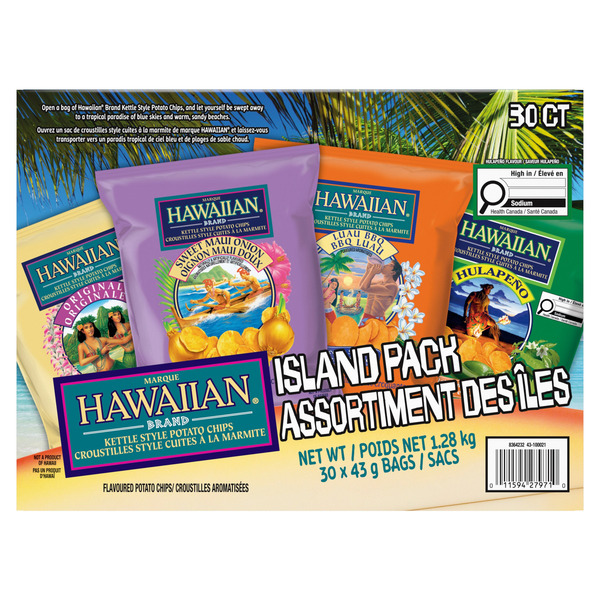 Hawaiian Kettle Style Potato Chips Variety Pack Kettle Style Potato Chips