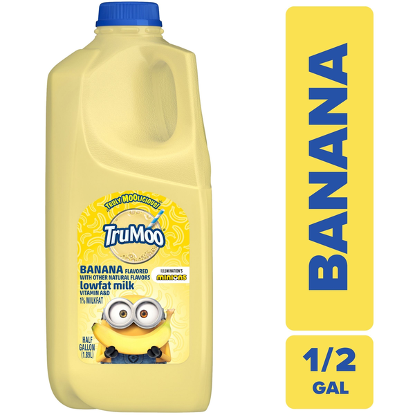 TruMoo Minions Banana 1% Lowfat Milk Same-Day Delivery or Pickup