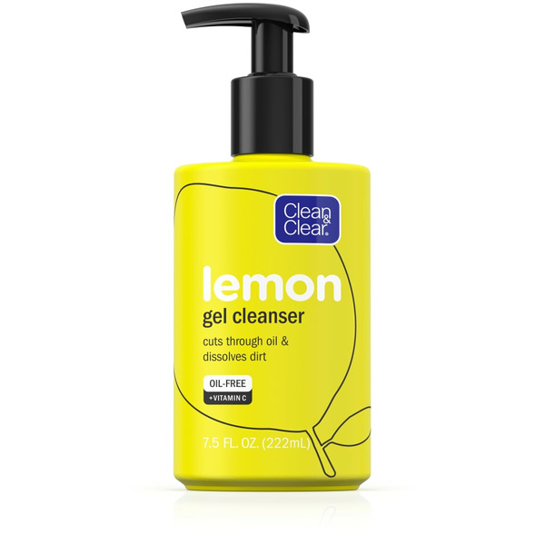 Clean & Clear Lemon Gel Facial Cleanser With Vitamin C Same-Day