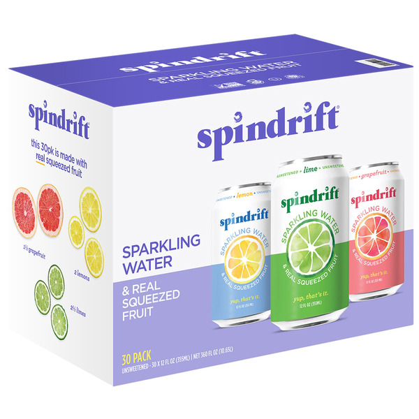 Spindrift Sparkling Water Variety Same-Day Delivery Costco