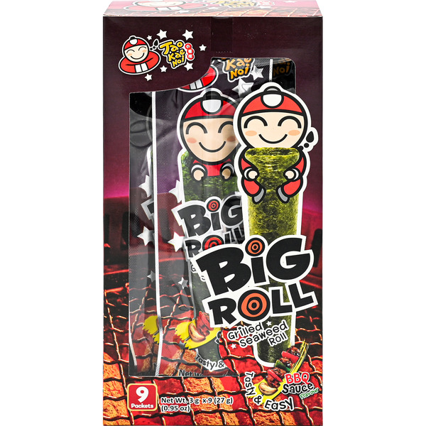 TAOKAENOI Bbq Sauce Grilled Seaweed Big Roll