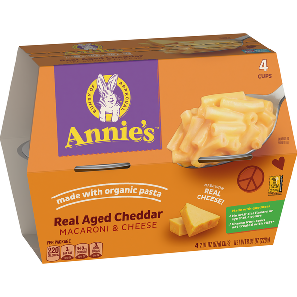 Annie's Real Aged Cheddar Microwave Mac and Cheese Cups Same-Day