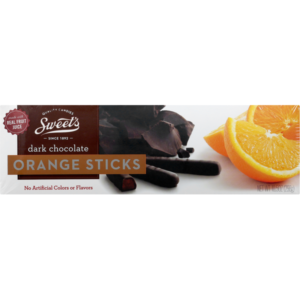 Sweet's Orange Sticks, Dark Chocolate Same-Day Delivery or Pickup