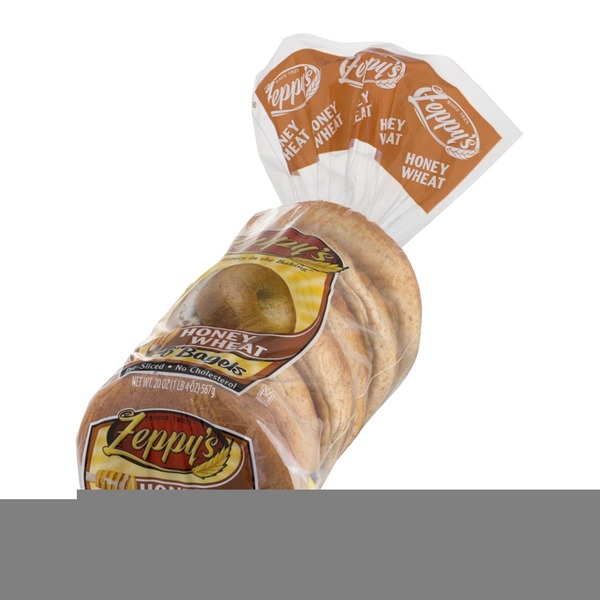 Zeppy's Bagels Honey Wheat 6 CT (20 oz) Instacart