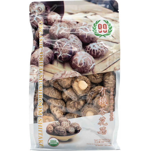 99 Ranch Organic Dried Mushrooms (3-4 cm)