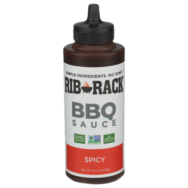 Rib Rack Spicy Squeeze Bbq Sauce