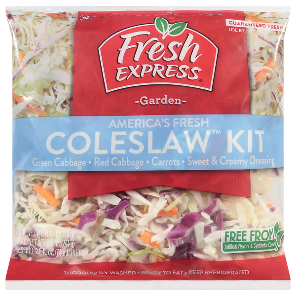 Fresh Express Coleslaw Kit, America's Fresh, Garden