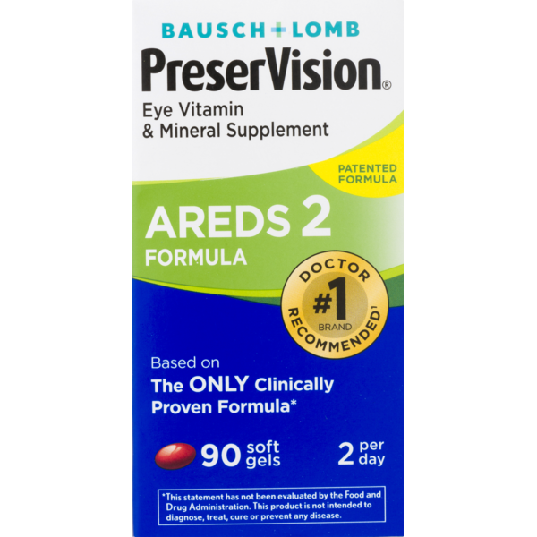 PreserVision Eye Vitamin & Mineral Supplement AREDS 2 Formula (90 ct