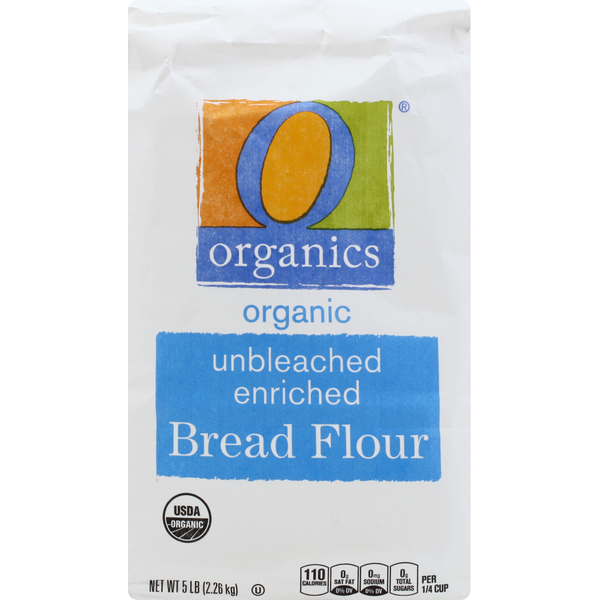O Organics Bread Flour, Organic, Enriched, Unbleached