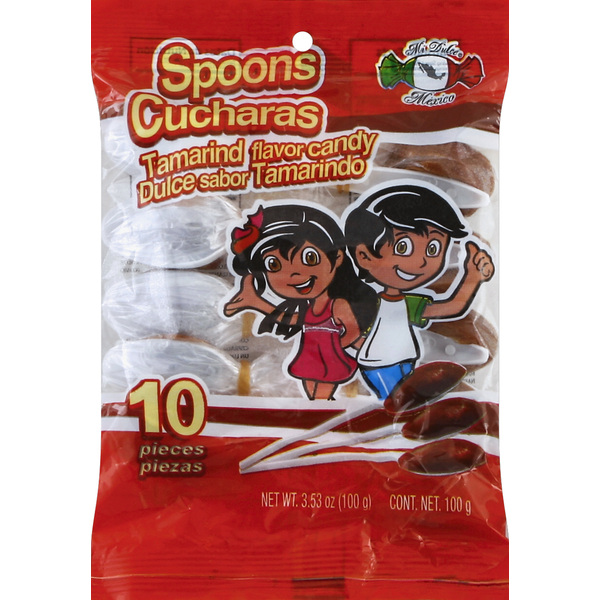Mi Dulce Mexico Candy, Tamarind Flavor, Spoons