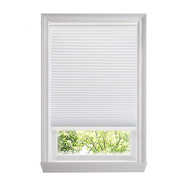 Home Decorators Collection Shadow White Cordless Blackout Cellular Shades For Windows - 29 In. W X 72 In. L (actual Size 28.75 In. W X 72 In. L)