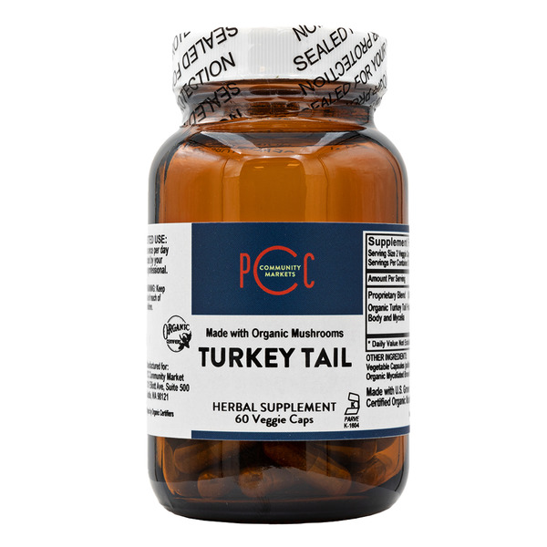 Mother's California Market Made With Organic Mushrooms Turkey Tail Herbal Supplement