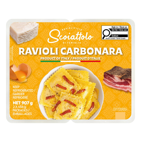 Scoiattolo di Famiglia Carbonara Ravioli 2 x 454 g