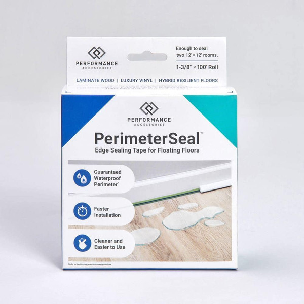 Performance Accessories Perimeter Seal 1.375 In. X 100 Ft. Indoor Waterproof Flooring Tape Roll