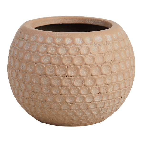 Tracey Boyd Natural Round Outdoor Planter, Small